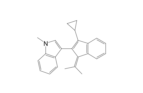 3-[(11E)-1-1-Methylethylidene-3-cyclopropyl-1H-inden-2-yl]-1-methyl-1H-indole