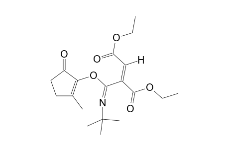 Diethyl 2-((tert-butylimino)(2-methyl-5-oxocyclopent-1-enyloxy) methyl)fumarate