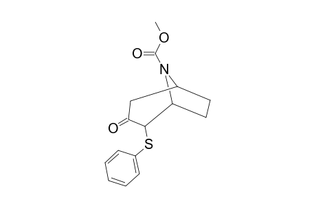 N-Methoxycarbonyl-2-exo-(phenylsulfanyl)-8-azabicyclo[3.2.1]octan-3-one