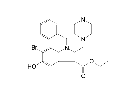 ethyl 1-benzyl-6-bromo-5-hydroxy-2-[(4-methyl-1-piperazinyl)methyl]-1H-indole-3-carboxylate