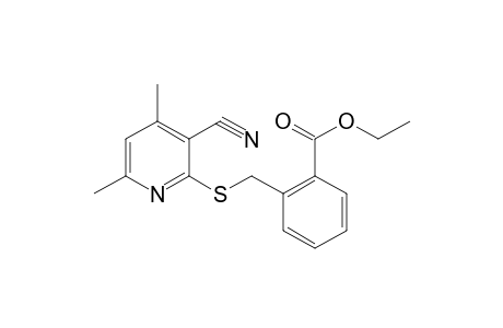 Ethyl 2-([(3-cyano-4,6-dimethyl-2-pyridinyl)sulfanyl]methyl)benzoate