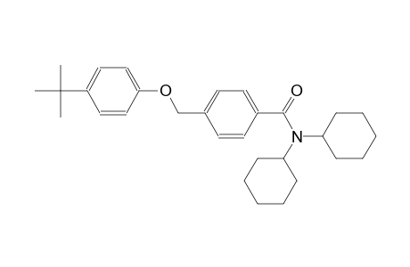 4-[(4-tert-butylphenoxy)methyl]-N,N-dicyclohexylbenzamide