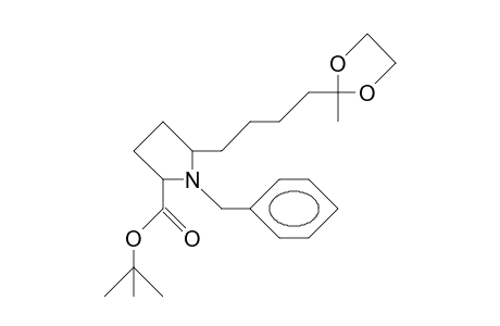(2S)-cis-1-Benzyl-5-(4-[2-methyl-1,3-dioxolan-2-yl]-butyl)-proline tert-butyl ester