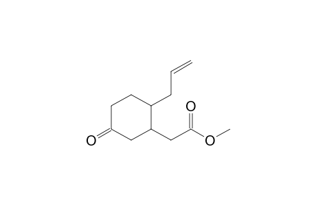 Methyl 2-(2-Allyl-5-oxocyclohexyl)acetate