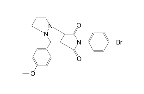 5H-pyrazolo[1,2-a]pyrrolo[3,4-c]pyrazole-1,3(2H,3aH)-dione, 2-(4-bromophenyl)tetrahydro-9-(4-methoxyphenyl)-