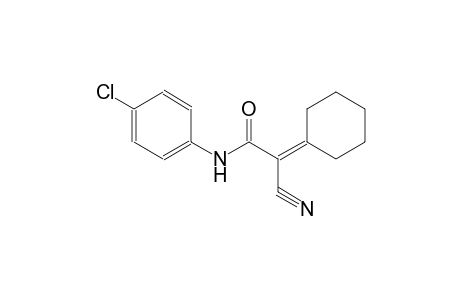 N-(4-chlorophenyl)-2-cyano-2-cyclohexylideneacetamide