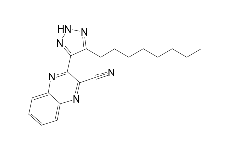 3-(5-Octyl-2H-1,2,3-triazol-4-yl)quinoxaline-2-carbonitrile
