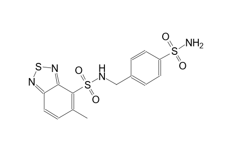 2,1,3-benzothiadiazole-4-sulfonamide, N-[[4-(aminosulfonyl)phenyl]methyl]-5-methyl-