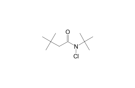 3,3-Dimethylbutanamide, N-t-butyl-N-chloro-