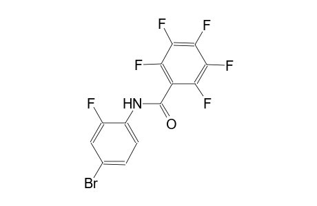 N-(4-bromo-2-fluorophenyl)-2,3,4,5,6-pentafluorobenzamide