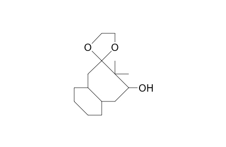 (1b,7B)-4,4-Dimethyl-3,3-ethylenedioxy-5b-hydroxy-bicyclo(5.4.0)undecane