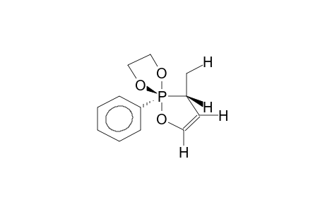 SYN-2,2-ETHYLENEDIOXY-2-PHENYL-3-METHYLISOXA-4-PHOSPHOLINE