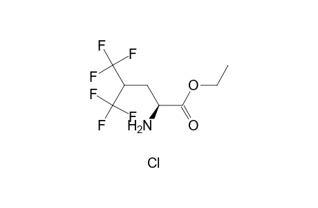 (S)-5,5,5,5',5',5'-Hexafluoroleucine ethyl ester (hydrochloride)