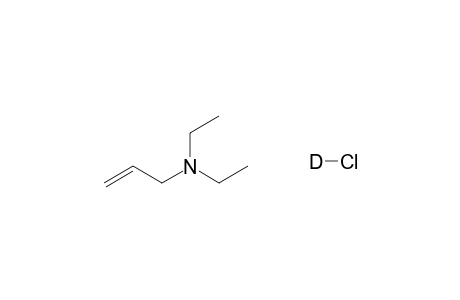 N,N-diethylallylamine, deuterium chloride