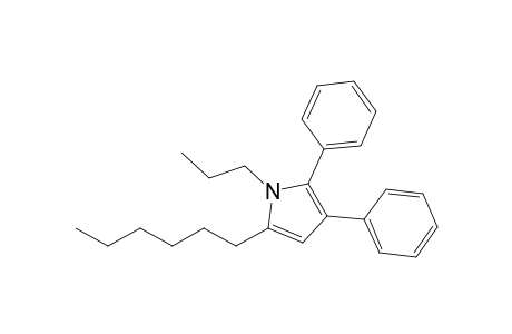 5-Hexyl-2,3-diphenyl-1-propyl-1H-pyrrole