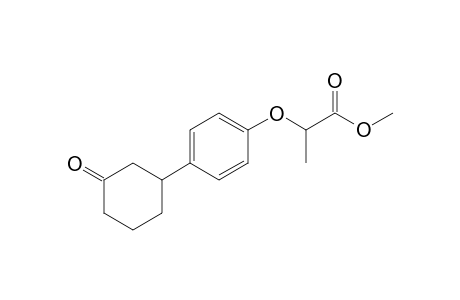 Methyl 2-[4-(3-oxocyclohexyl)phenoxy]-propionate