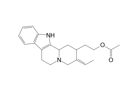 Corynan-17-ol, 19,20-didehydro-, acetate (ester), (3.beta.,19E)-