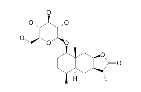 EUDESMAN-8-BETA,12-OLIDE-1-O-BETA-D-GLUCOPYRANOSIDE
