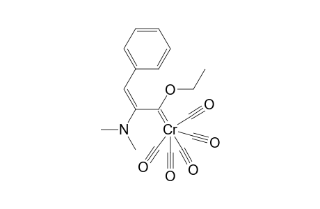 Pentacarbonyl [(2E)-1-ethoxy-2-dimethylamino-3-phenylpropenylidene] chromium