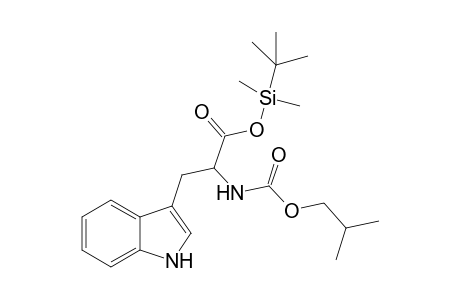 (t-butyl)dimethylsilyl N(.alpha.)-isobutyloxycarbonyl-.alpha.-aminoindolepropanoate