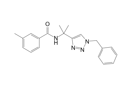 N-{2-(1-Benzyl-1H-1,2,3-triazol-4-yl)propan-2-yl}-3-methylbenzamide