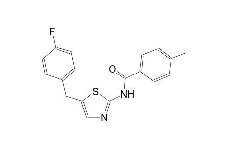 benzamide, N-[5-[(4-fluorophenyl)methyl]-2-thiazolyl]-4-methyl-