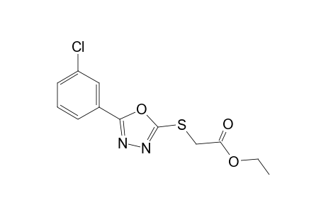 Ethyl [5-(3-chlorophenyl)-1,3,4-oxadiazol)-2-ylthio]acetate