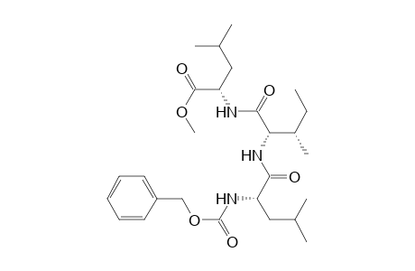 L-Leucine, N-[N-[N-[(phenylmethoxy)carbonyl]-L-leucyl]-L-isoleucyl]-, methyl ester