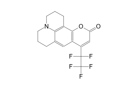 9-(1,1,2,2,2-pentafluoroethyl)-2,3,6,7-tetrahydro-1H,5H,11H-pyrano[2,3-f]pyrido[3,2,1-ij]quinolin-11-one