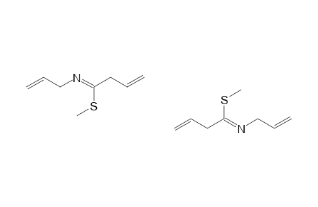 N-ALLYL-1-(METHYLMERCAPTO)-3-BUTEN-1-IMINE;MIXTURE-OF-ISOMERS