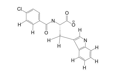 N(alpha)-(p-Chlorobenzoyl)-L-tryptophan calcium salt