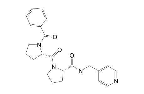 (S)-1-(Benzoyl-L-prolyl)-N-(pyridin-4-ylmethyl)pyrrolidine-2-carboxamide