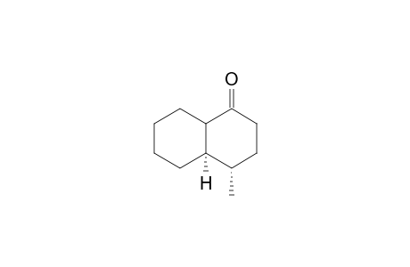 (4S,4aR)-4-methyloctahydro-1(2H)-naphthalenone