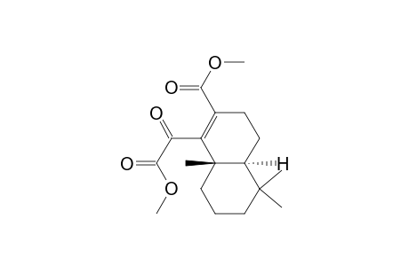 (4aS,8aS)-1-(2-methoxy-1,2-dioxoethyl)-5,5,8a-trimethyl-3,4,4a,6,7,8-hexahydronaphthalene-2-carboxylic acid methyl ester