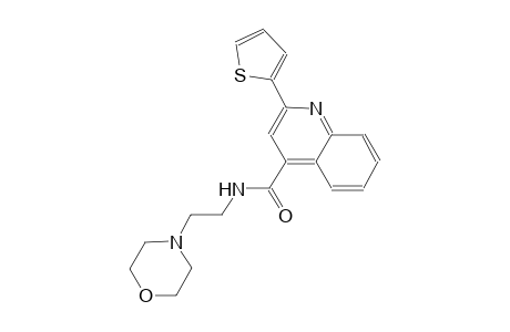 N-[2-(4-morpholinyl)ethyl]-2-(2-thienyl)-4-quinolinecarboxamide