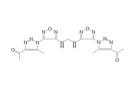 ethanone, 1-[1-[4-[[[[4-(4-acetyl-5-methyl-1H-1,2,3-triazol-1-yl)-1,2,5-oxadiazol-3-yl]amino]methyl]amino]-1,2,5-oxadiazol-3-yl]-5-methyl-1H-1,2,3-