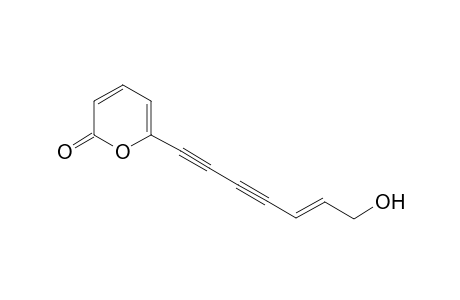(E)-6-(7-Hydroxy-5-heptene-1,3-diynyl)-2H-2-pyran-2-one