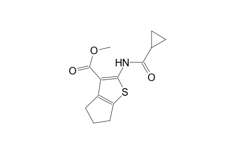 methyl 2-[(cyclopropylcarbonyl)amino]-5,6-dihydro-4H-cyclopenta[b]thiophene-3-carboxylate