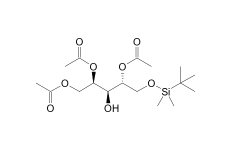 1,2,4-Tri-O-acetyl-5-O-(tert-butyldimethylsilyl)-D-arabinitol
