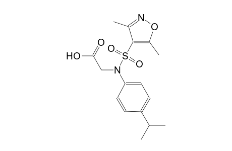 acetic acid, [[(3,5-dimethyl-4-isoxazolyl)sulfonyl][4-(1-methylethyl)phenyl]amino]-