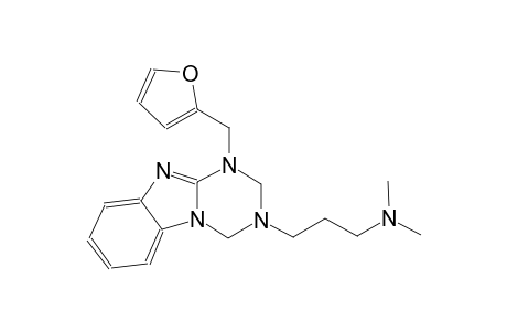 [1,3,5]triazino[1,2-a]benzimidazole-3-propanamine, 1-(2-furanylmethyl)-1,2,3,4-tetrahydro-N,N-dimethyl-