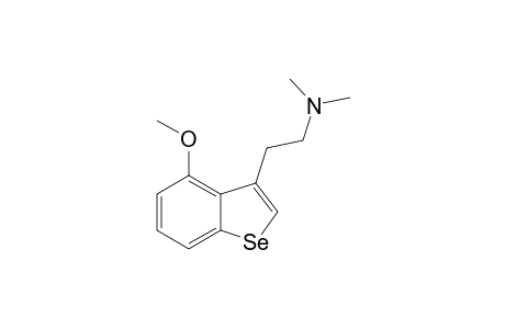3-DIMETHYLAMINOETHYL-4-METHOXY-BENZO-[B]-SELENOPHENE