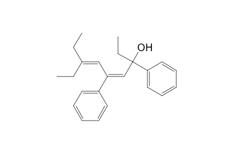 Benzenemethanol, .alpha.-ethyl-.alpha.-(4-ethyl-2-phenyl-1,3-hexadienyl)-, (E)-