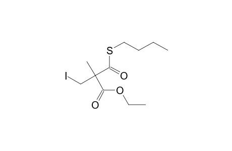 Propanoic acid, 3-(butylthio)-2-(iodomethyl)-2-methyl-3-oxo-, ethyl ester