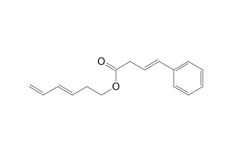 (3E)-3,5-hexadienyl 4-phenyl-3-butenoate