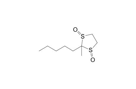 2-Methyl-2-pentyl-1,3-dithiolane 1,3-dioxide