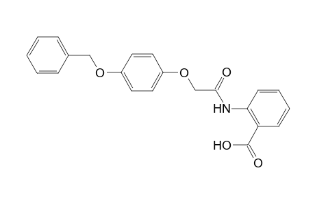 2-({[4-(benzyloxy)phenoxy]acetyl}amino)benzoic acid