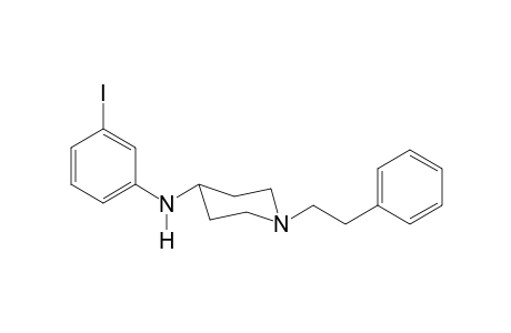 N-(3-Iodophenyl)-1-(2-phenylethyl)piperidin-4-amine