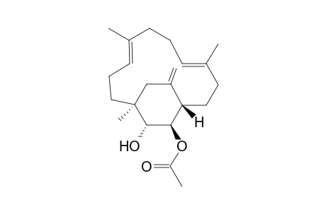 (+-)-3.alpha.-Hydroxysecotrinerviten-2.beta.-yl Acetate