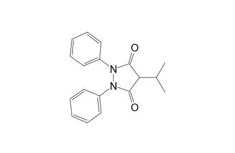 3,5-Pyrazolidinedione, 4-(1-methylethyl)-1,2-diphenyl-